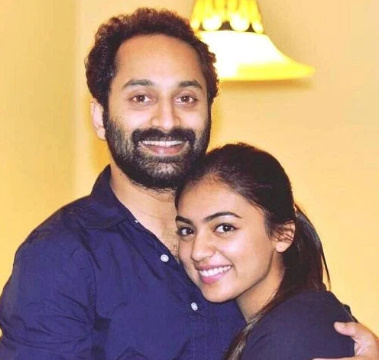 Fahad Fazil With His Wife